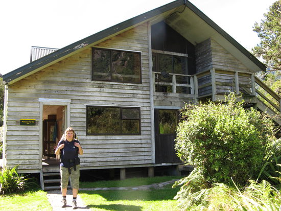 Abschied vom Welcome Flat Hut