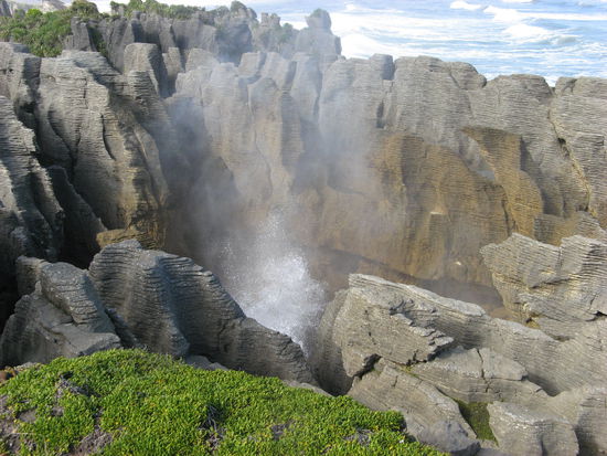 Blow Hole in Aktion