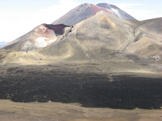 Lava-Feld vor dem Red Crater