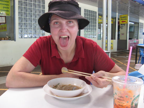 Ein bissl zu scharf die Suppe...