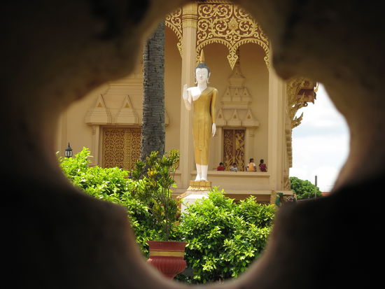 Blick durch die Mauer