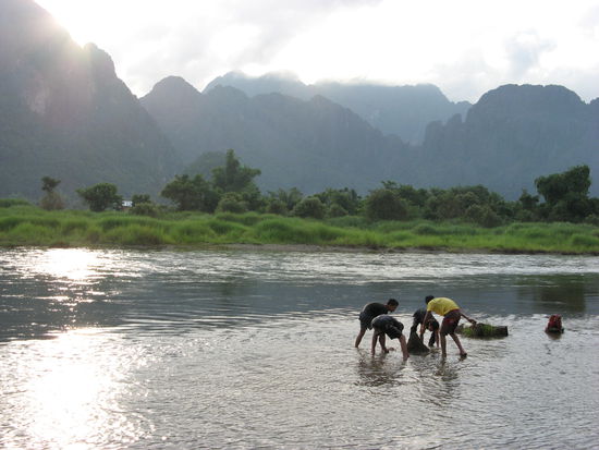 Blick auf die Karstlandschaft
