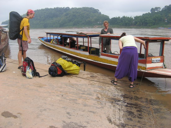 Unser Boot nach Nong Khiew (niedlich oder?)