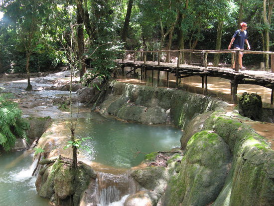 Tad Sae Wasserfall zum Zweiten