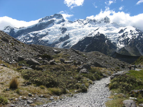 Blick auf die Gletscherwelt
