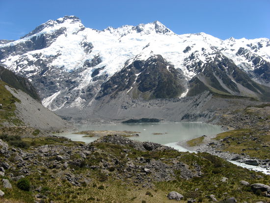 Gleich neben unserem Campingplatz bot sich dieser schoene Anblick