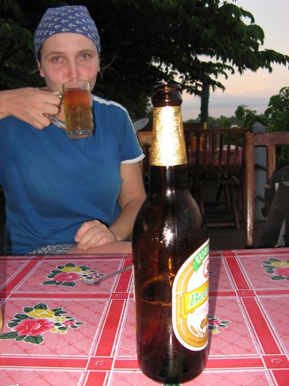 Abends gab es immer ne Erfrischung