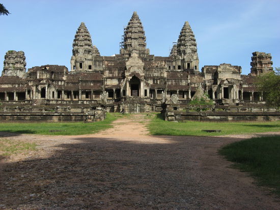 Rueckseite des Angkor Wats