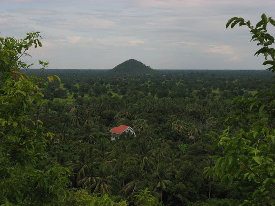 Blick vom Tempelberg wo sich die Killing Cave befand