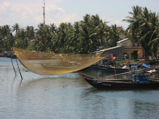 Typisches Fischernetz