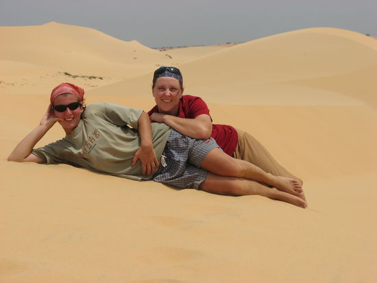 Lange konnte man es nicht im heissen Sand aushalten