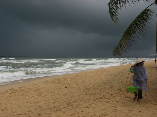 5 Minuten spaeter schuettete es wie aus Kannen