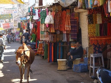 Main Bazaar von Pushkar