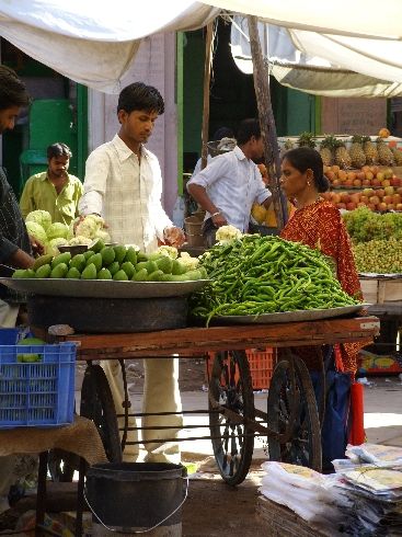 Gemuesemarkt in Jodhpur