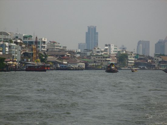 Khlongfahrt auf dem Chao Praya
