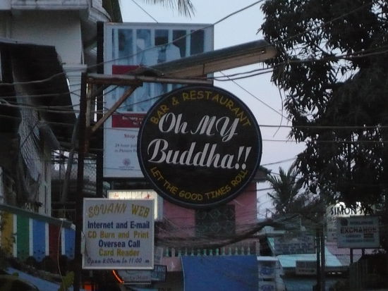 Oh mein Gott wird hier zu Oh my Buddha 