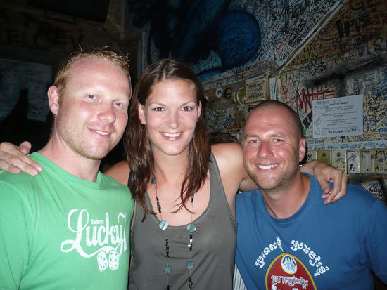 Jason und Drew, meine beiden Angkor Wat "Miterkunder"