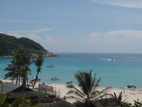 Blick auf Long Beach von nem kleinen Huegelchen