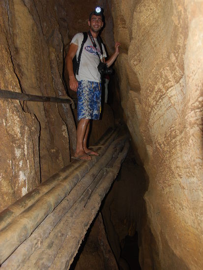 Ich in der Kao Mai Kaeo Cave