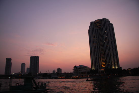 Sonnenuntergang ueber Bangkok