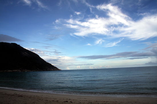 Morgens am Bottle Beach, ca. 7:30 Uhr