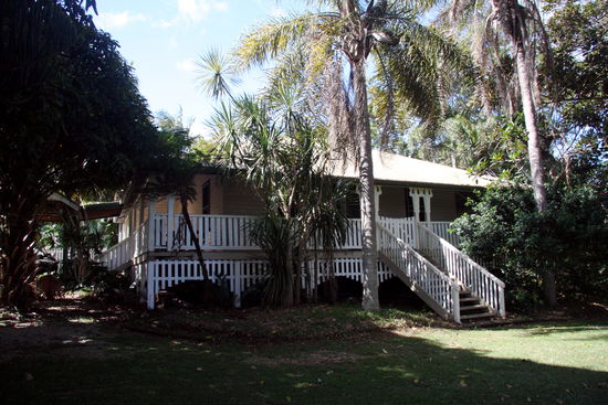 Frontalansicht des Hauses