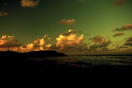 Als die Sonne untergeht