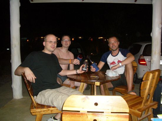 Darf ich vorstellen: Ich, Mirko und Daniel vlnr