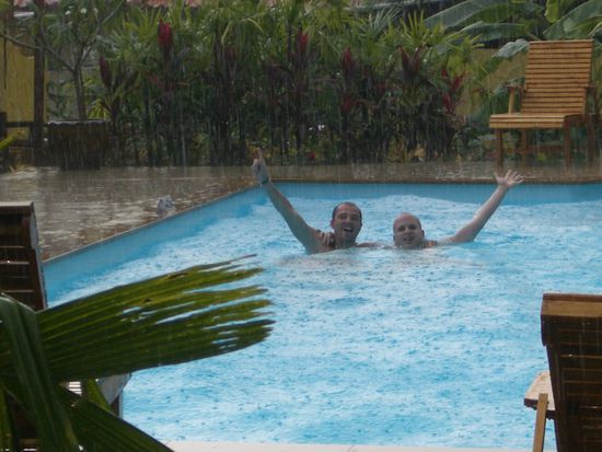 Nass waren wir ja eh schon 