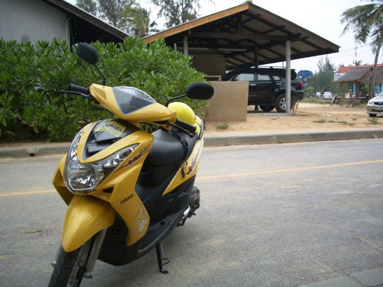 Ich mit meiner Yamaha 