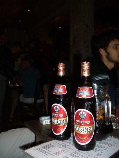 Angkor Beer: Eins der geschmacksneutralsten Biere, die ich kenne!
