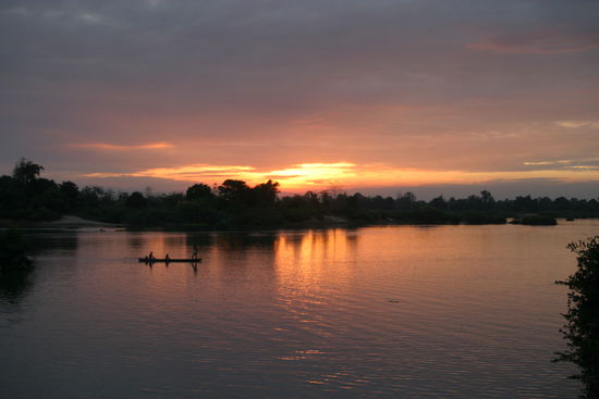 Sonnenuntergang auf Don Det