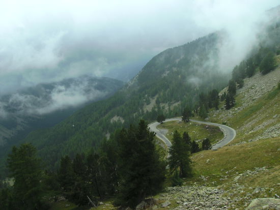 unterwegs zwischen Col de la Cayolle und Col de la Couillole