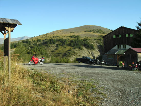 Michi's Mopped auf dem Col de la Couillole