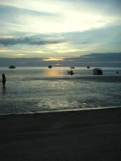 Sonnenuntergang am Sai Ree Beach