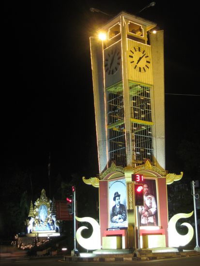 Der Uhrturm von Trang