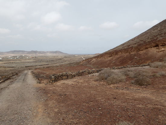 Blick zurück nach Lajares.