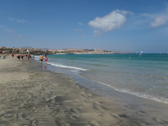 großer Sandstrand von Costa Calma