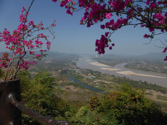 Aussicht auf den Mekong.