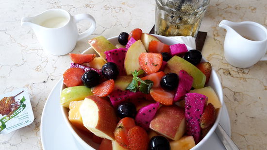 Tropical Fruit Salat! Das kommt dabei raus, wenn man das bestellt,  lohnt sich!