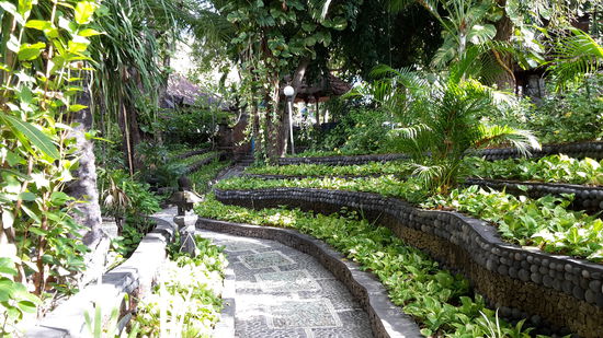 Auf dem Weg zum Restaurant.