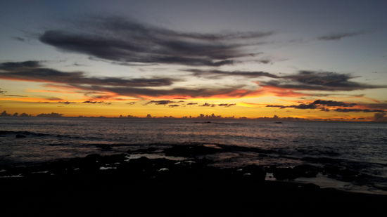 Kitschiger Sonnenuntergang