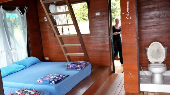 .... unser Luxus Bungalow auf dem See.