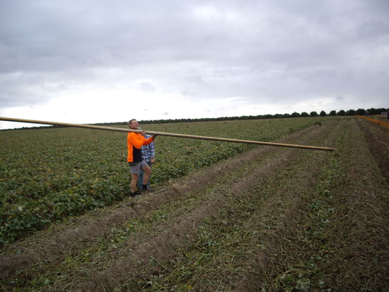 Lokal- Arbeiter mit Tatwaffe