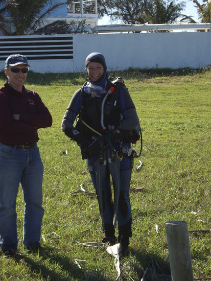 Dagmar mein Tauchlehrerin