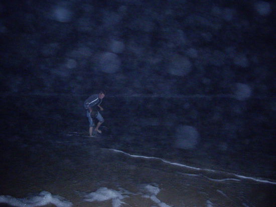 Andreas beim spuelen zu