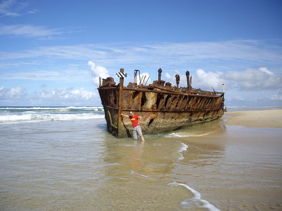 schieb fester Gschbensi!
Maheno Schiffs-Frack