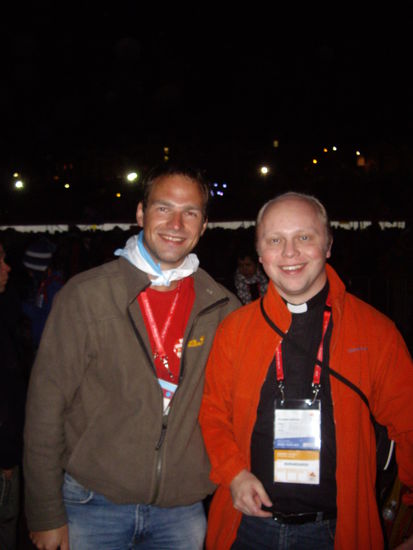 Diakon Akadius mit dem ich mein erstes Abendmahl gegessen habe!