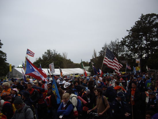 Ja die wollten alle heim und ich mittendrin