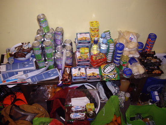 Meine Ausbeute, geschleppt in zwei Tueten und mehr ging leider nicht mehr!